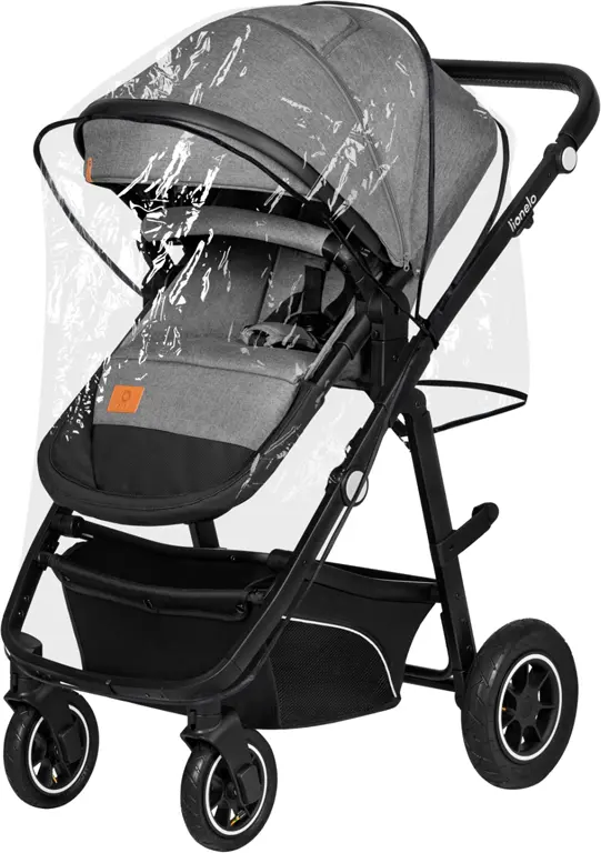Коляска дитяча 3 в 1 Lionelo Bianka Grey Stone